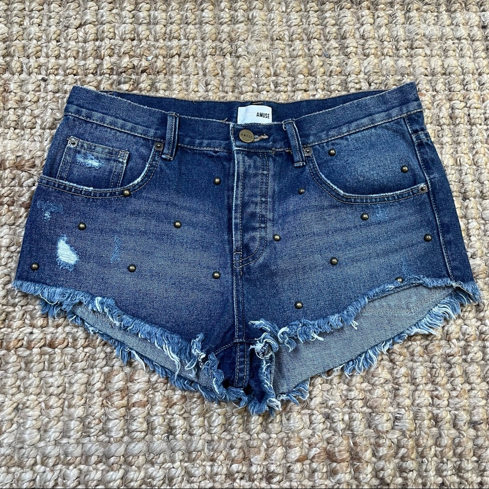 Amuse Society Studded Shorts size 27